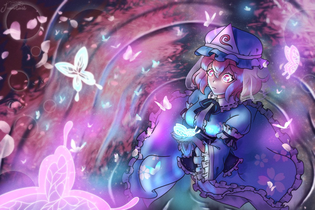 juwuliart's tweet photo. repost cuz i still like this one a lot

yuyuko my beloved 🙏🦋 #touhou #東方Project https://t.co/ejpoDvN3h8