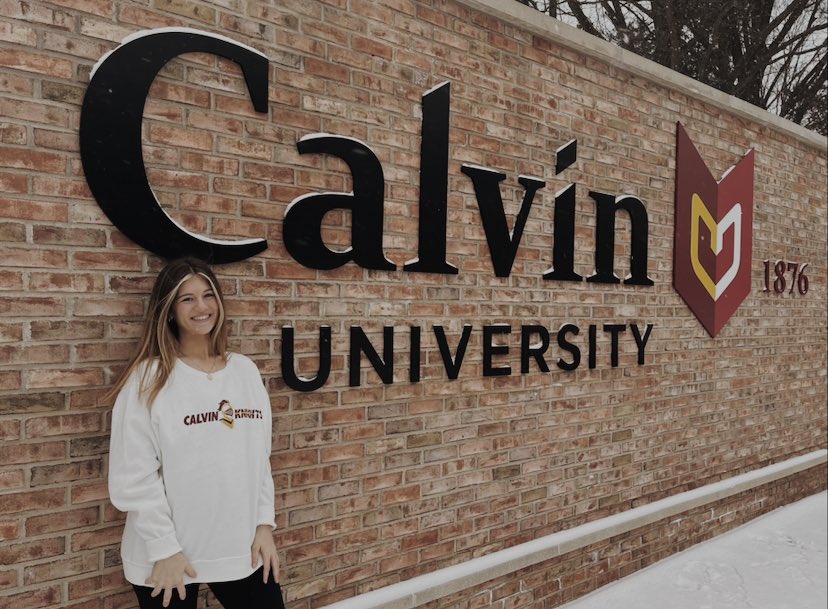 Excited to announce my commitment to Calvin University to continue my academic and athletic career. Thank you to everyone who has helped me throughout this process. Cannot wait for the next four years , go knights❤️💛