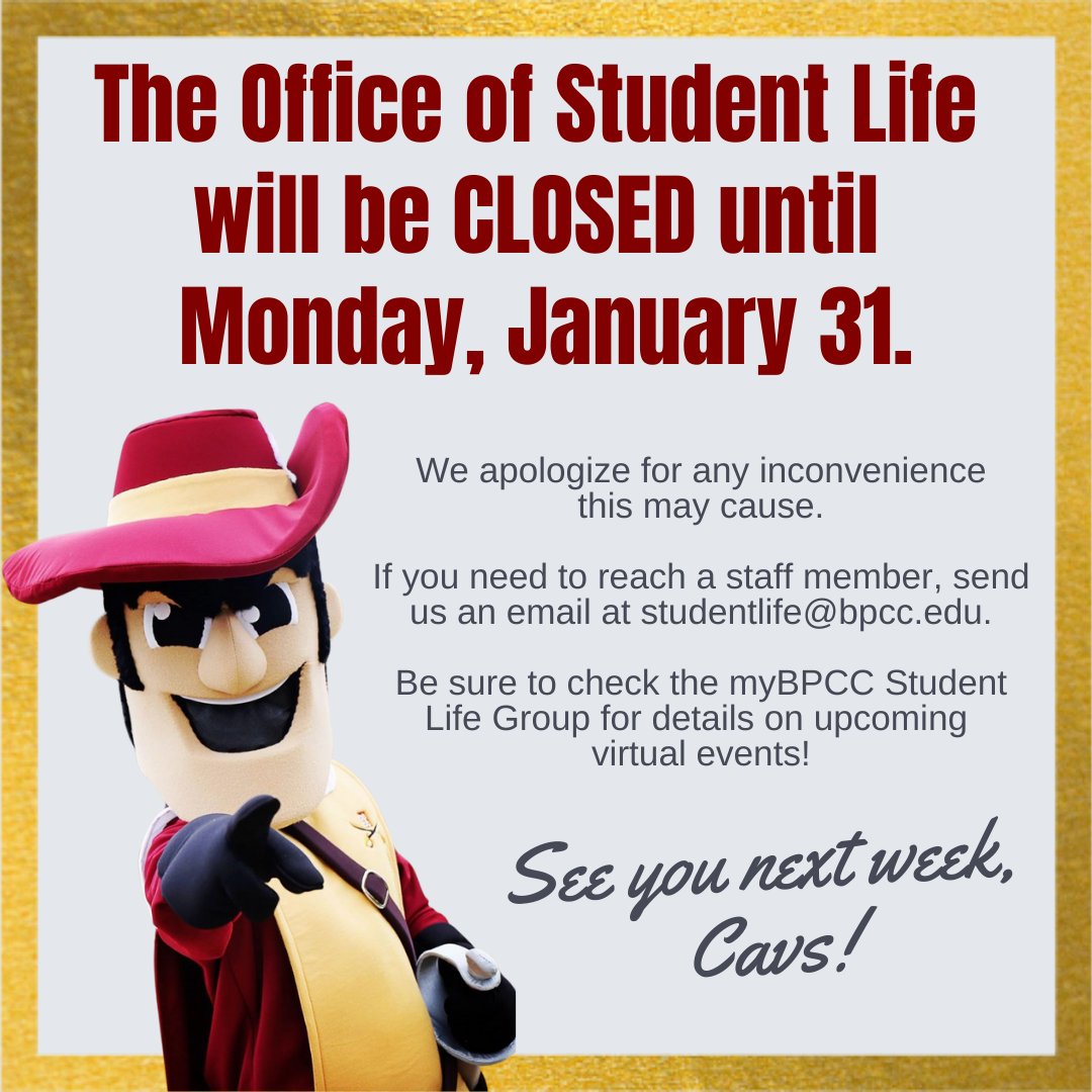 BPCC Student Life tweet media