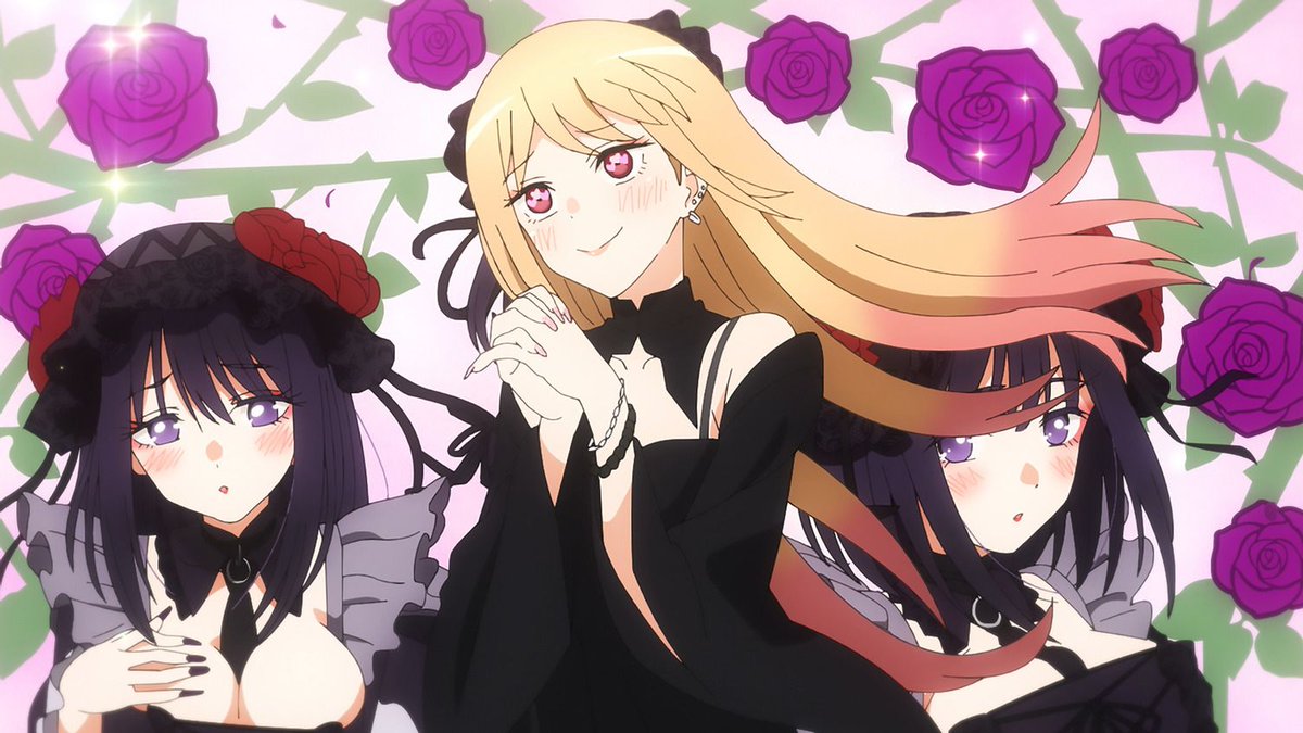 Crunchyroll's tweet photo. The dream cosplay 🌹 (via My Dress-Up Darling) https://t.co/kseAgc3y2o