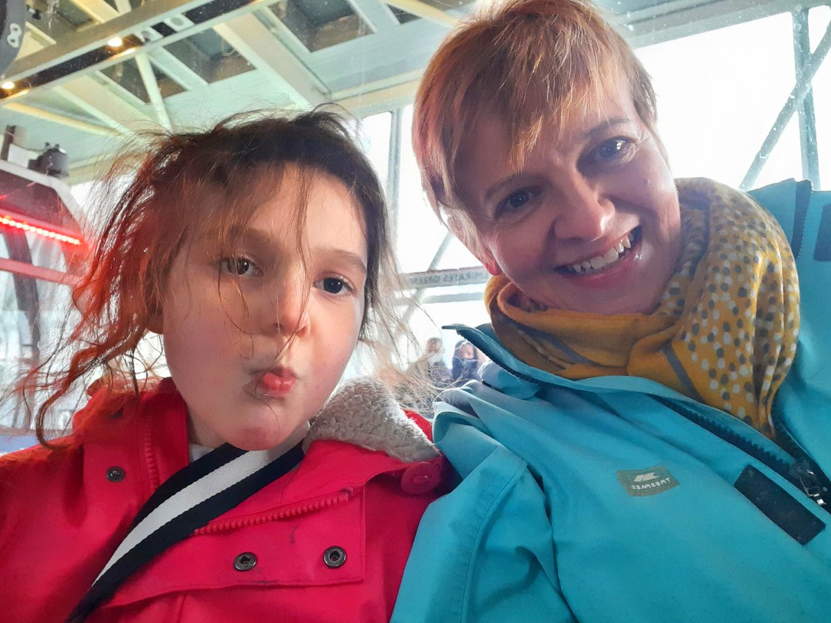 ceefaxisbetter's tweet photo. Nearly ten years since I last took the Greenwich cable car during the Olympics. My fear of heights has got even worse since then, but at least I've got a new nervous companion. #stepgranny https://t.co/T7XKj3dk4O