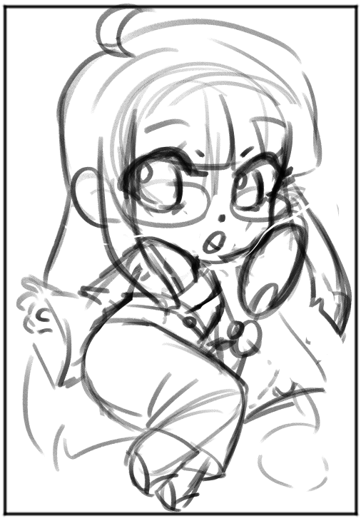 I posted the finished versions on Ko-Fi already but I've got some designs ready for my merch drop♥