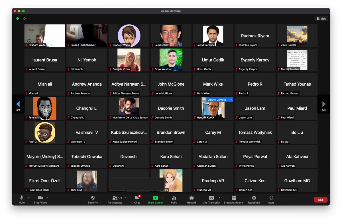 That wraps up our January #iOSDevHappyHour! Thank you to this month's sponsor <a href="/Nordstrom/">Nordstrom</a> for hosting career breakout rooms, and for our guest speakers <a href="/VicDevPiano/">Victoria Park</a> &amp; <a href="/nic_fontana/">Niccolò Fontana</a>! See y'all at the next one!