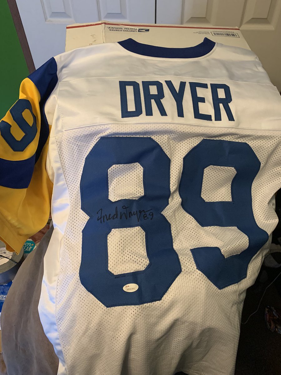 SavageJoker93's tweet photo. Any rams/dolphins fans out there? #rams #dolphins #freddryer #larrylittle looking for a trade (frame not includedโฆ because postal services suck https://t.co/DUhsLDikOV