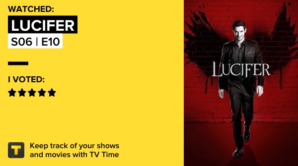 mayerconda's tweet photo. I've just watched episode S06 | E10 of Lucifer! #lucifer  https://t.co/GbiWFd2nco #tvtime https://t.co/8k6bBPOBUQ