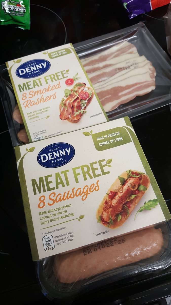 Tried these tonight they were nice.
#dennymeatless