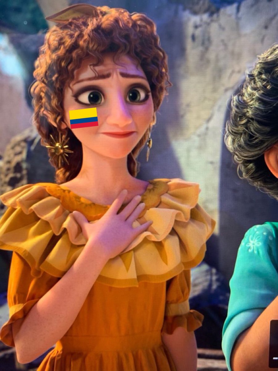 otdhispanics's tweet photo. the first hispanic of the day is pepa madrigal from encanto ! she is columbian ! (canon) https://t.co/y315wYm0Wn