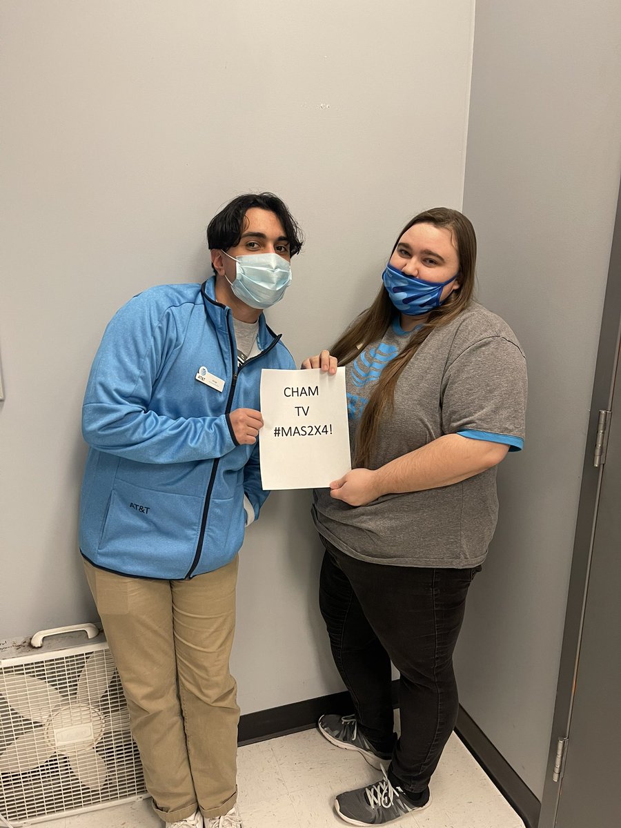 Jorge and Jess getting CHAM a TV 2x4!!!! #MAS2x4 <a href="/dipaolo_drew/">Drew DiPaolo</a> @M_kearney33 <a href="/404girl/">Betsy Francis</a> <a href="/relayrichard/">Richard Totten</a> @attportables