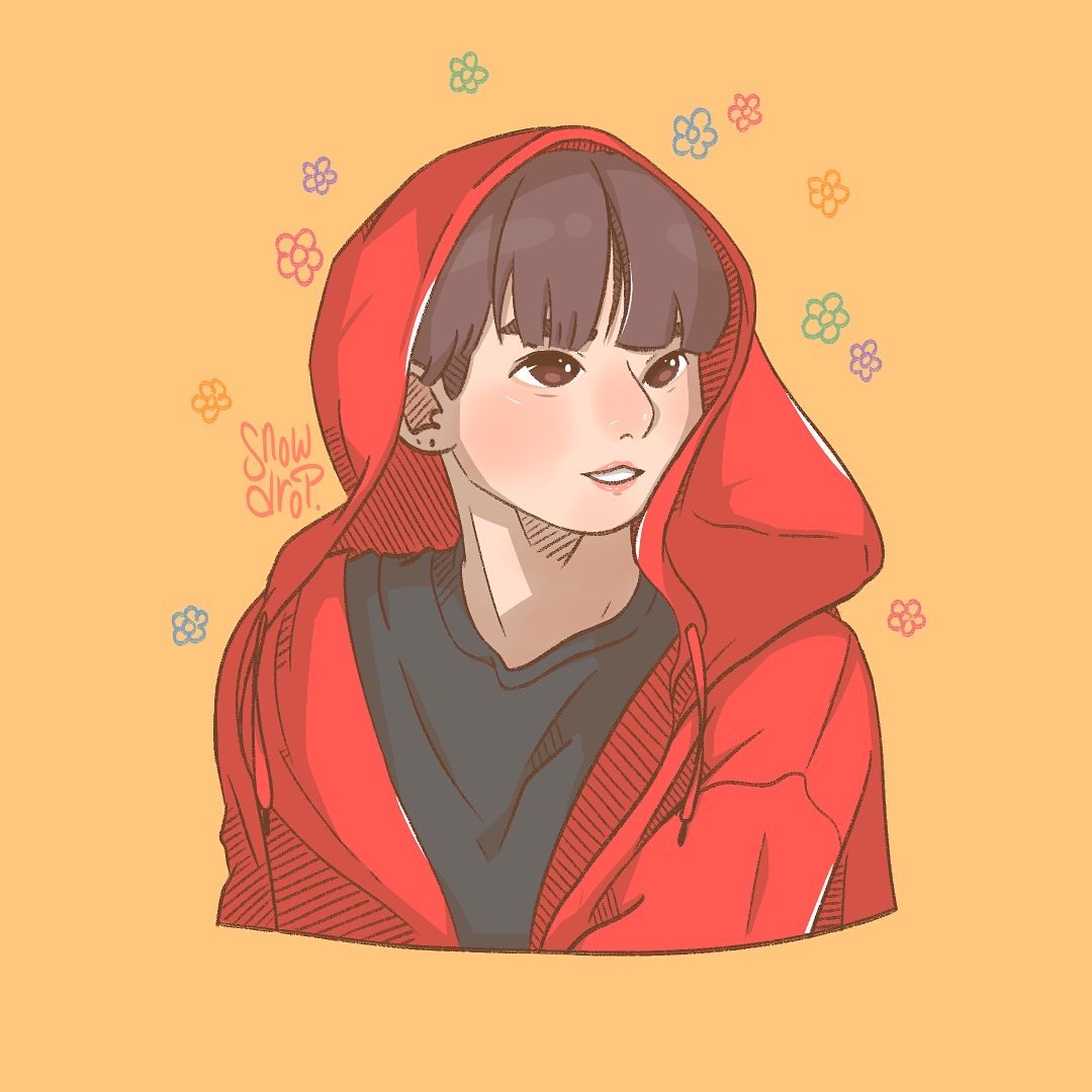 i am slowly getting back to drawing after a short break and here is my first for this year!! it’s little red riding koo 🍓

#jungkook #btsfanart