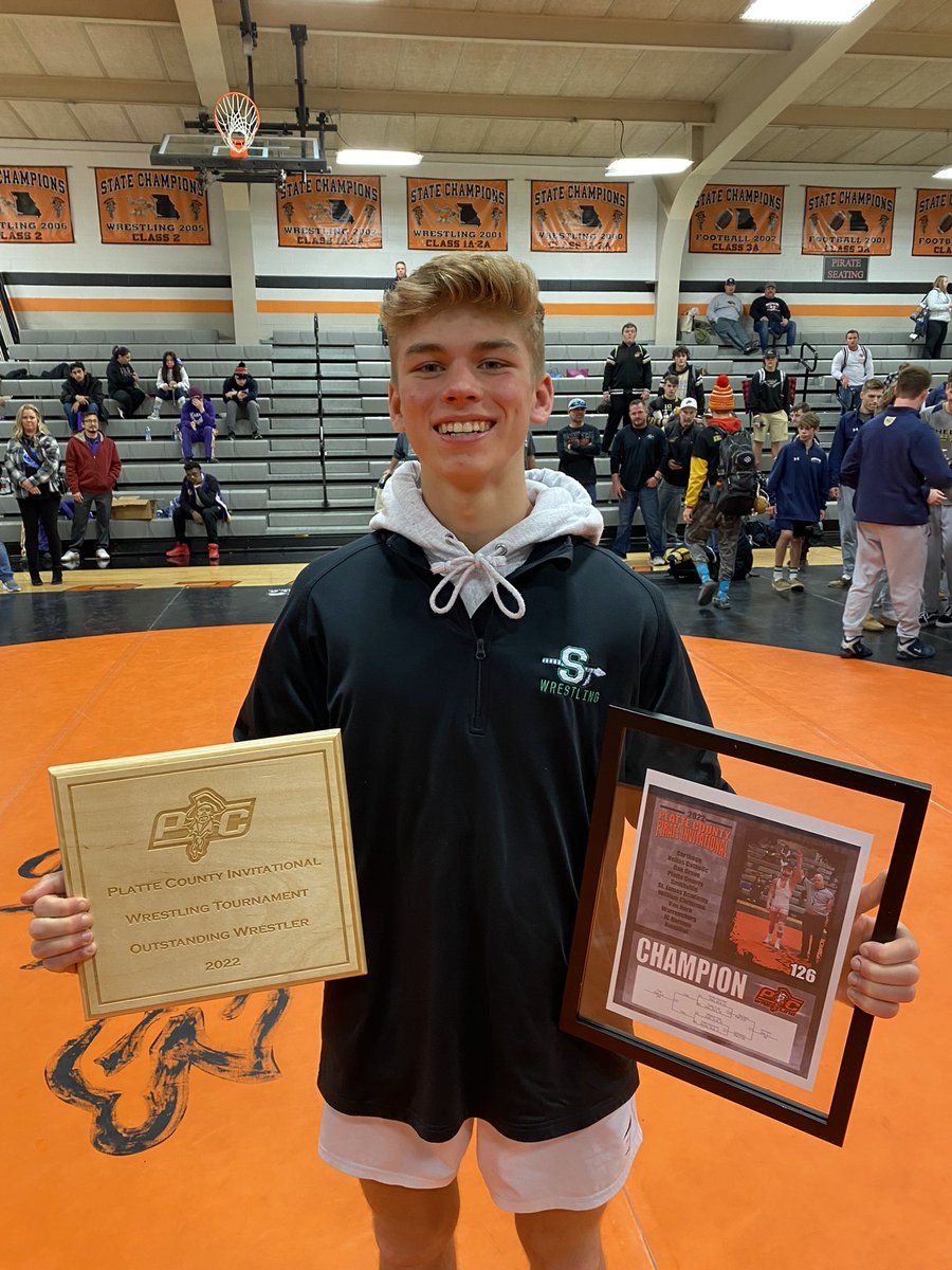 50th Annual <a href="/PCWRESTLE/">Platte Co. Wrestling</a> Inv Outstanding Wrestler Award goes to <a href="/KolbyMcclain/">Kolby McClain</a> from <a href="/SvilleWrestlers/">Smithville Wrestling</a>!

<a href="/WActivities/">Warrior Activities</a> <a href="/ChrismanBears/">William Chrisman</a> <a href="/vanhornfalcons/">Chris Corrie</a> <a href="/CarthageTigerAD/">Mark Holderbaum</a> <a href="/OGR6Wrestling/">OG Wrestling</a> <a href="/ESHS_Activities/">ESHS Activities</a> <a href="/ONHSwrestling/">ON Eagle Wrestling</a> @HHS_Wrestling18 <a href="/SJA_Gameday/">St. James Thunder Athletics & Activities</a> <a href="/jcharmonhigh/">JC Harmon High</a> <a href="/PlatteCountyR3/">PlatteCountyPirates</a>