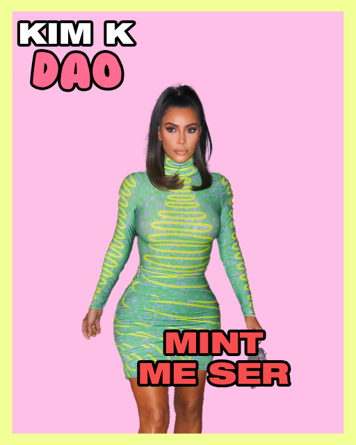 Both the website and contract are up now! Go get your KimK DAO before they're gone! First 333 mints are free! 

kimkdao.kimkdao.store

etherscan.io/address/0x3620…