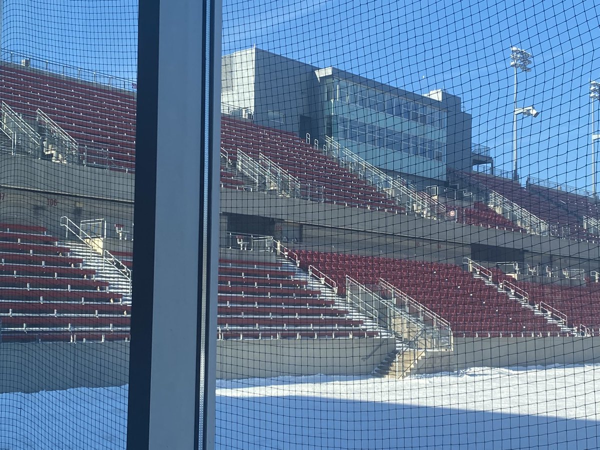 Thank you <a href="/CoachBarbieri/">Rob Barbieri</a> <a href="/RPIFootball/">RPI Football</a> <a href="/Coach_Marcella/">Nicholas Marcella</a> for a great visit today  🔴⚫️