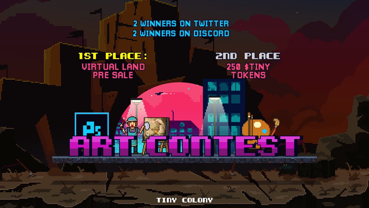 TinyColonyGame's tweet photo. Tiny Fam!

We’re hosting our FIRST ever Fan Art Contest!🎨

🔹We’re looking for creative art surrounding the Tiny Colony brand, characters and community!

🔹Submit your art as replies to this tweet using #TinyArt and in our Discord: https://t.co/f90bsfXyBe https://t.co/0S13fOebpg
