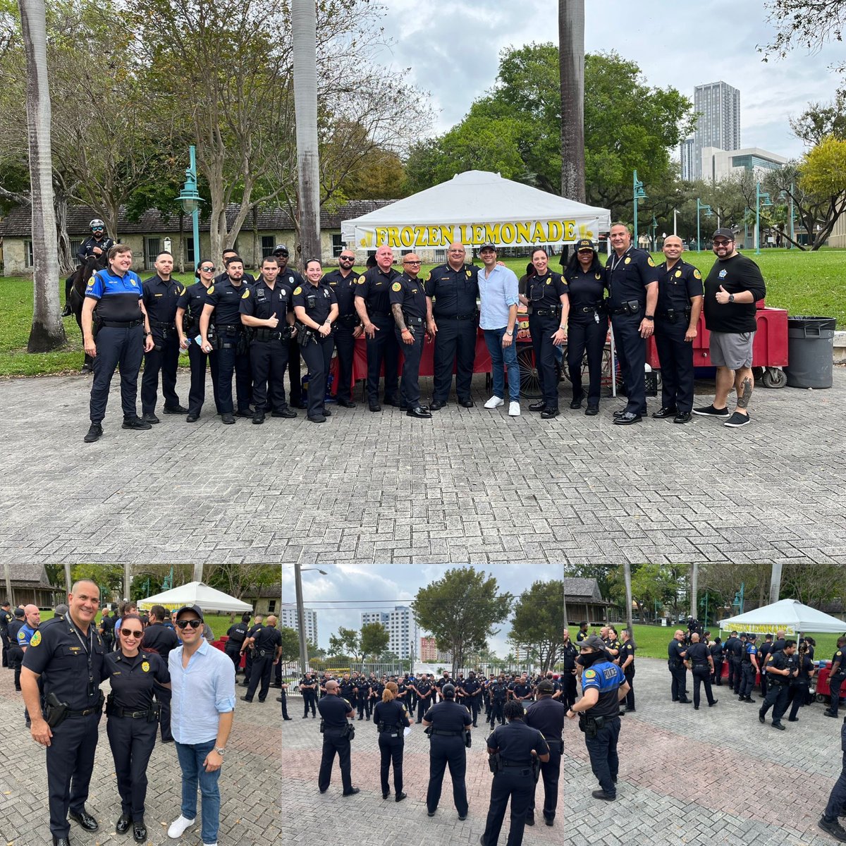 CoachTRegueira's tweet image. Thank you to James Torres, president of the DNA, for providing lunch to the officers of all three districts and thanking them for their hard work and dedication to the citizens of Miami.