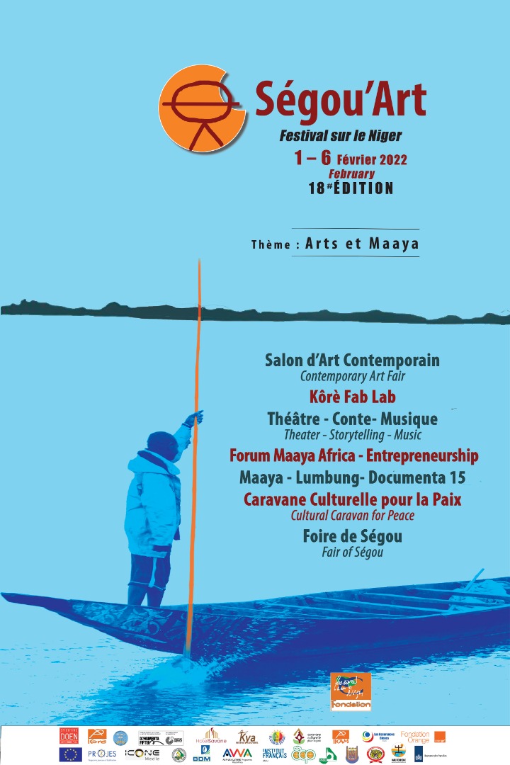 #Ségou 
La cité des Balanzans vous attend impatiemment pour la 18ème -édition de Ségou'Art Festival sur le Niger du 1 au 6 février 2022..
Placée sous le thème:"Arts et Maaya" cette édition promet des innovations à découvrir vivement.
#FestivalSurLeNiger 
#ségouart 
#ségoucitoyen.