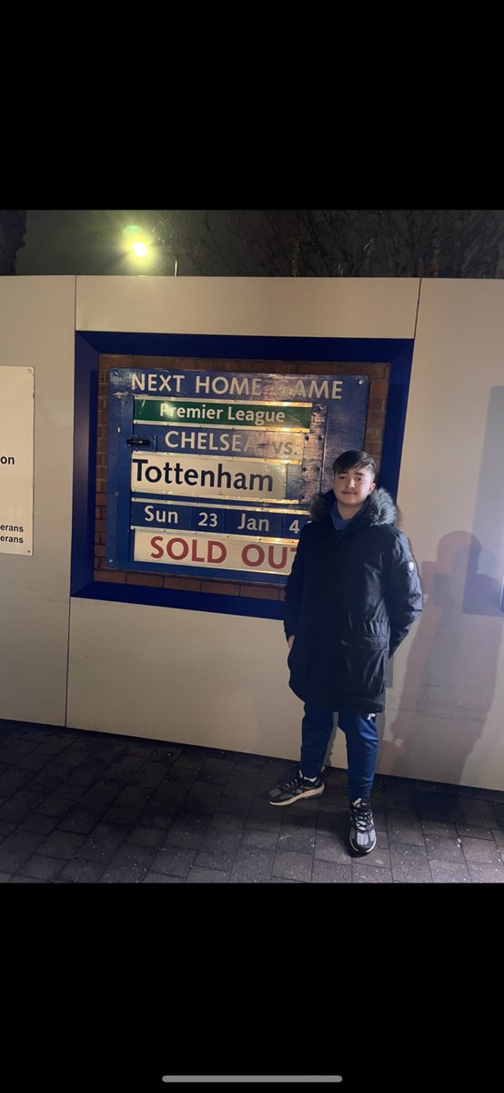 Chelsea vs Tottenham here we come #ChelseaFC #TottenhamHotspur