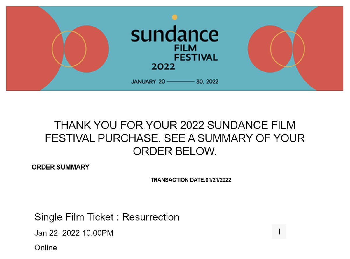 adamncheek's tweet photo. very VERY excited for my first-ever film festival screening tonight!

seeing Sundance's virtual premiere of RESURRECTION tonight, starring the incredible Rebecca Hall and one of my all-time favorites in Tim Roth. excited for the movie AND the q&amp;a afterward! #Sundance2022 https://t.co/p1Gb8ks5M0