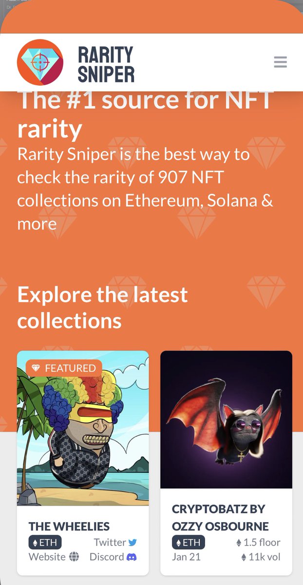 Featured on rarity raritysniper.com/upcoming-drops…: <a href="/artistmparedes/">Miguel Paredes</a> <a href="/Wheelies_NFT/">Wheelies.NFT</a>