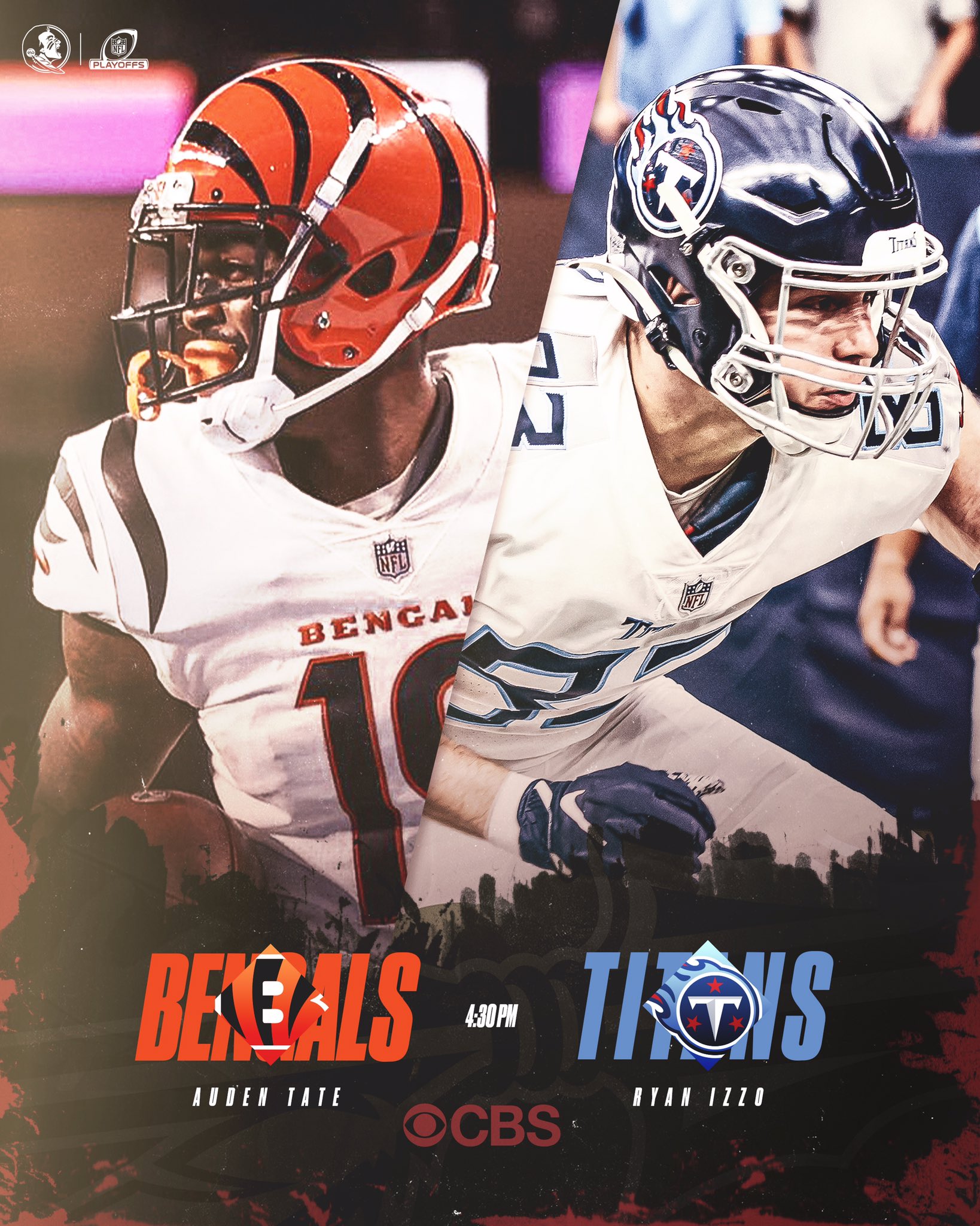 FSU Football on Twitter: "The #NFLPlayoffs continue with @IzzoRyan and  @lil_t8te playing for a spot in the AFC Championship Game next on CBS!  #NoleFamily | #NFLNoles https://t.co/LHHyWMzp5Y" / Twitter