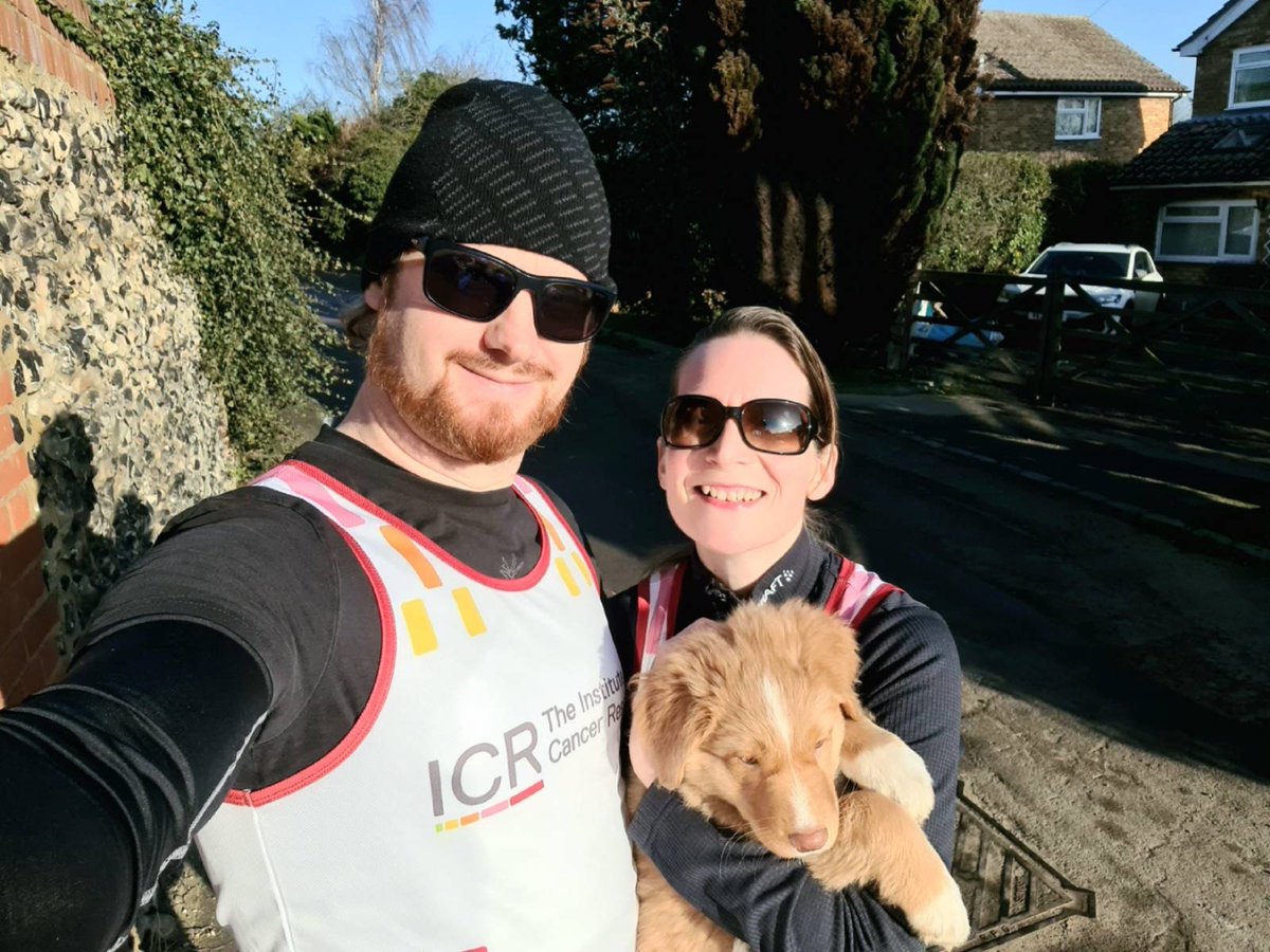 Some personal news:

Running the Half Cambridge Marathon in March and fundraising for the Institute of Cancer Research.Any support would be very welcome!

P.S. Also looking for puppy-loving volunteer to mind Waffle the mascot on race day 🐶🐶🐶

justgiving.com/fundraising/ja…