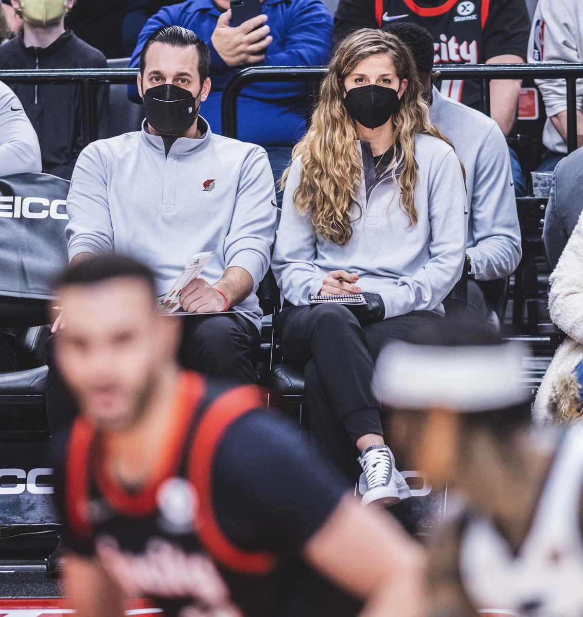 trailblazers's tweet photo. Not just breaking, shattering the glass ceiling. 

Huge s/o to our amazing Jessica Cohen, the only female head athletic trainer in the @NBA! https://t.co/BxYlZUW446