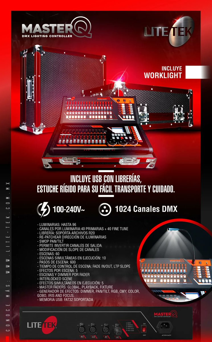 LiteTekMx's tweet photo. La funcionalidad, diseño bien pensado y extraordinarias funciones son características que definen a la #MasterQ además; cuenta con nueva presentación. ¡Ve por la tuya! 🖤❤️ https://t.co/DIKUxRNAzu