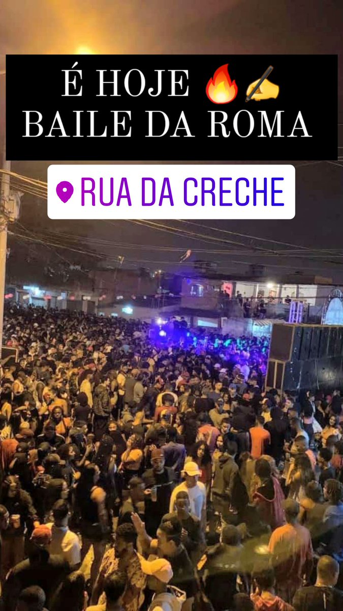 Todos os Becos e Vielas te levam ao BAILE DA ROMA, É HOJE 🔥✍