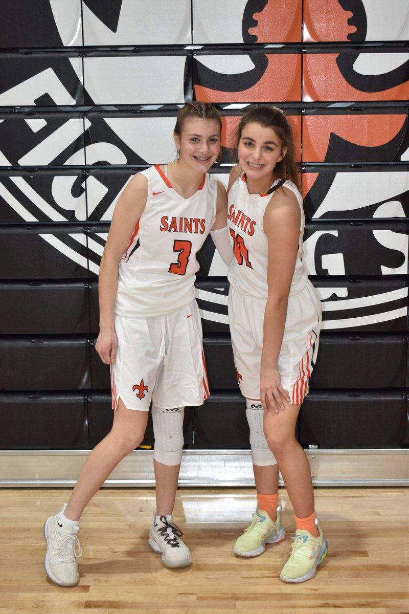 Senior Night for my girl. Can not believe it is here.  Seemed like Freshman year was just here😢So proud of her and the Seniors. Thank you for the memories!!  From Storm 🏀to Saints🏀Love you Sofia.