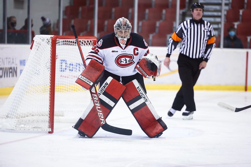 All. Time. Save. Leader.

Emma Polusny continues to write her name into the <a href="/SCSUHUSKIES/">St. Cloud State Athletics</a> history books ‼️

Stick taps are in order for Po, who has become our program’s all-time saves leader today!

#HuskiesHockey 🐾