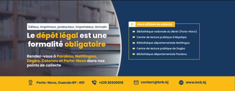 Livres229's tweet photo. https://t.co/eN05dPYF9Q
La Bibliothèque nationale du Bénin réalise, pour le compte de l'exercice budgétaire 2022, la carte interactive des lieux de #lecture #publics, #prives, associatifs, scolaires, confessionnels et communaux du #Bénin. Plus de détails, le lien supra ☝#wasexo https://t.co/O5o518ugMT