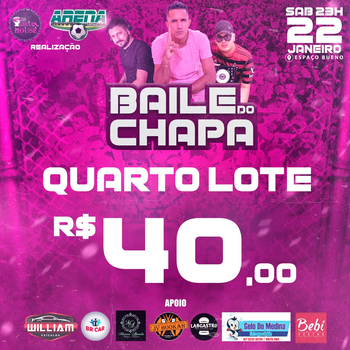 BarChapaHouse's tweet photo. ❗VIRADA DE LOTE❗

Plantão de Vendas no espaço Bueno até às 20h! 😉😎 https://t.co/CDt9Y51PSS