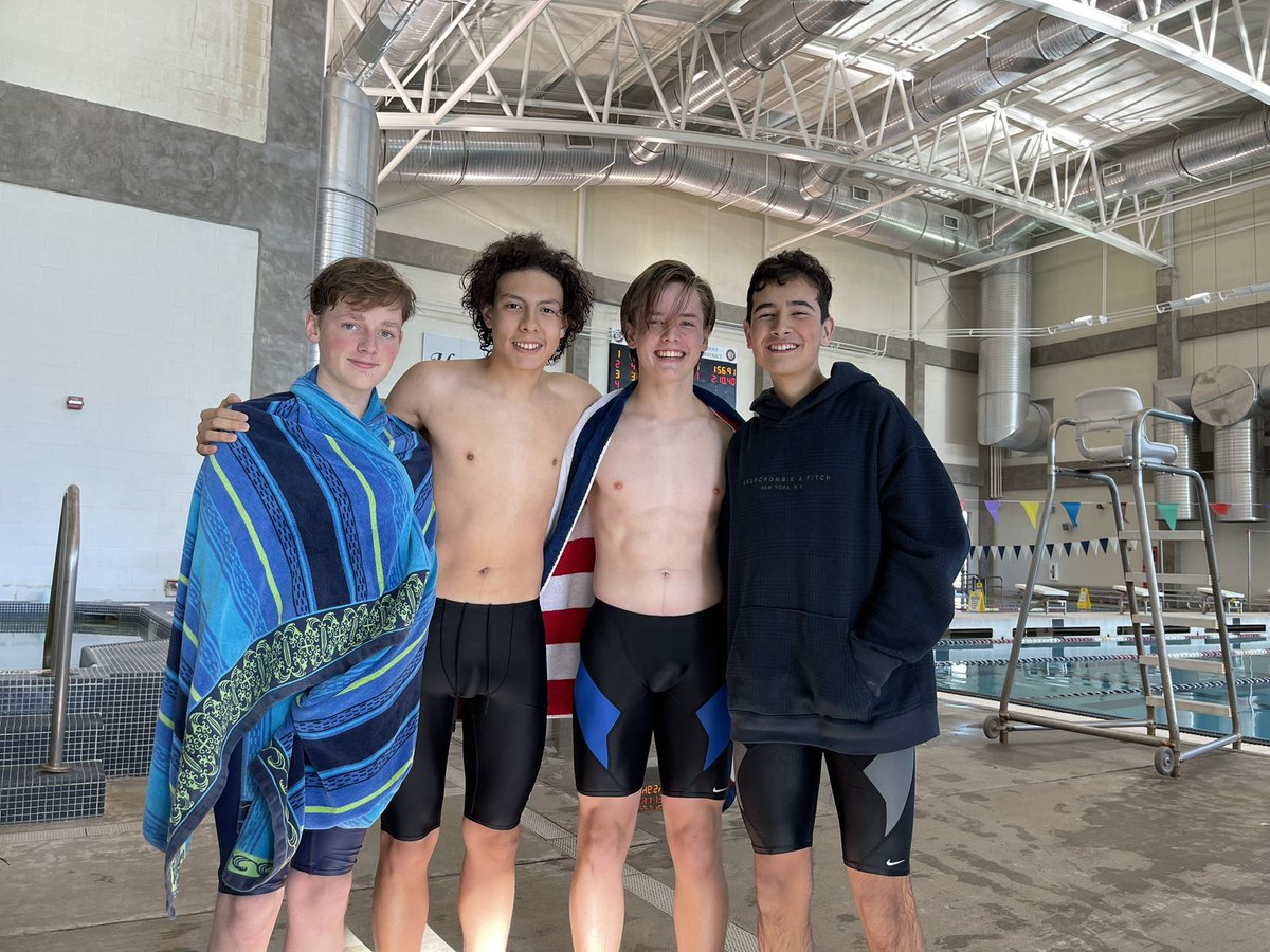These guys are going to regionals in the 200 Medley! <a href="/SunnyvaleISD/">Sunnyvale ISD</a> <a href="/SVRaiderBooster/">SHS Raider Booster</a>