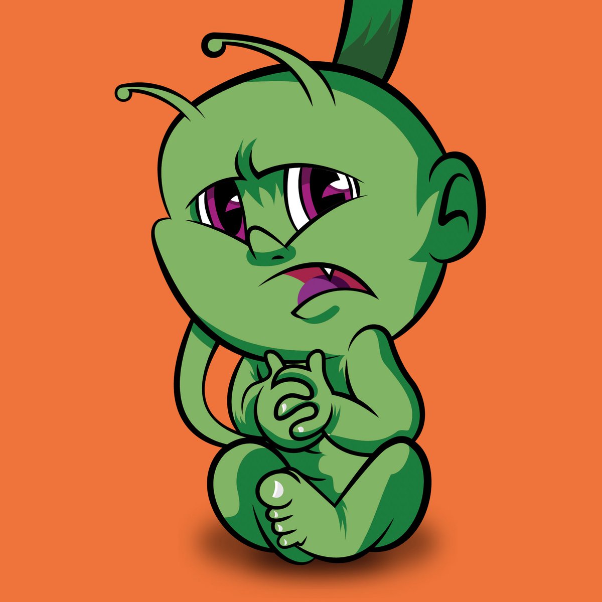 Wooot! Just won this <a href="/CrazyEmbryoClub/">Crazy Embryo Club 🟨</a> in a giveaway 🥳 so damn cool and lucky 😍🍀