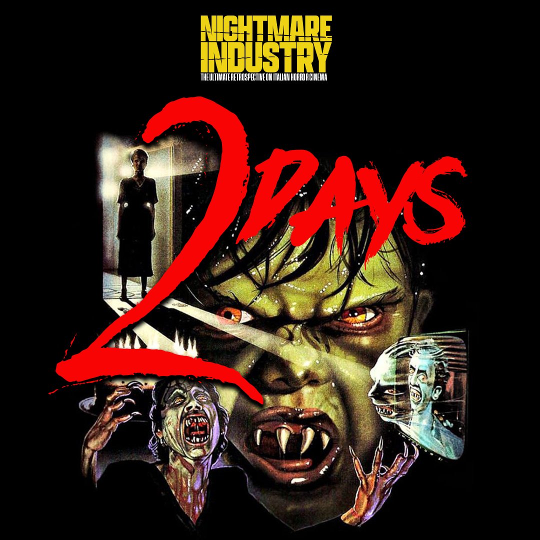 2 days left! Your chance to participate in our fan consultation for NIGHTMARE INDUSTRY ends soon. Have your say on the ultimate Italian Horror retrospective. 

Go to italianhorrordoc.com to learn more.

#80shorror #italianhorrormovies #italianhorrorfilms #giallofilm  #horror