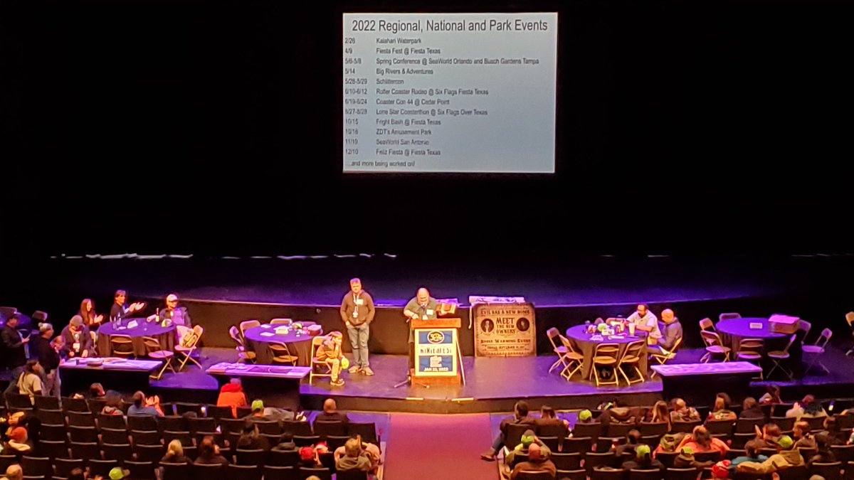 acesouthcentral's tweet photo. We have more than a dozen auction items donated by @SF_FiestaTexas, @SixFlagsOverTX, the Regional Rep Team and ACE members... all supporting ACE's &amp; @coastermuseum's coaster preservation efforts with almost $1,600!  #RideWithACE #PreservationCounts #ACEgivesBack @aceonlineorg https://t.co/xYq8MmZDcE