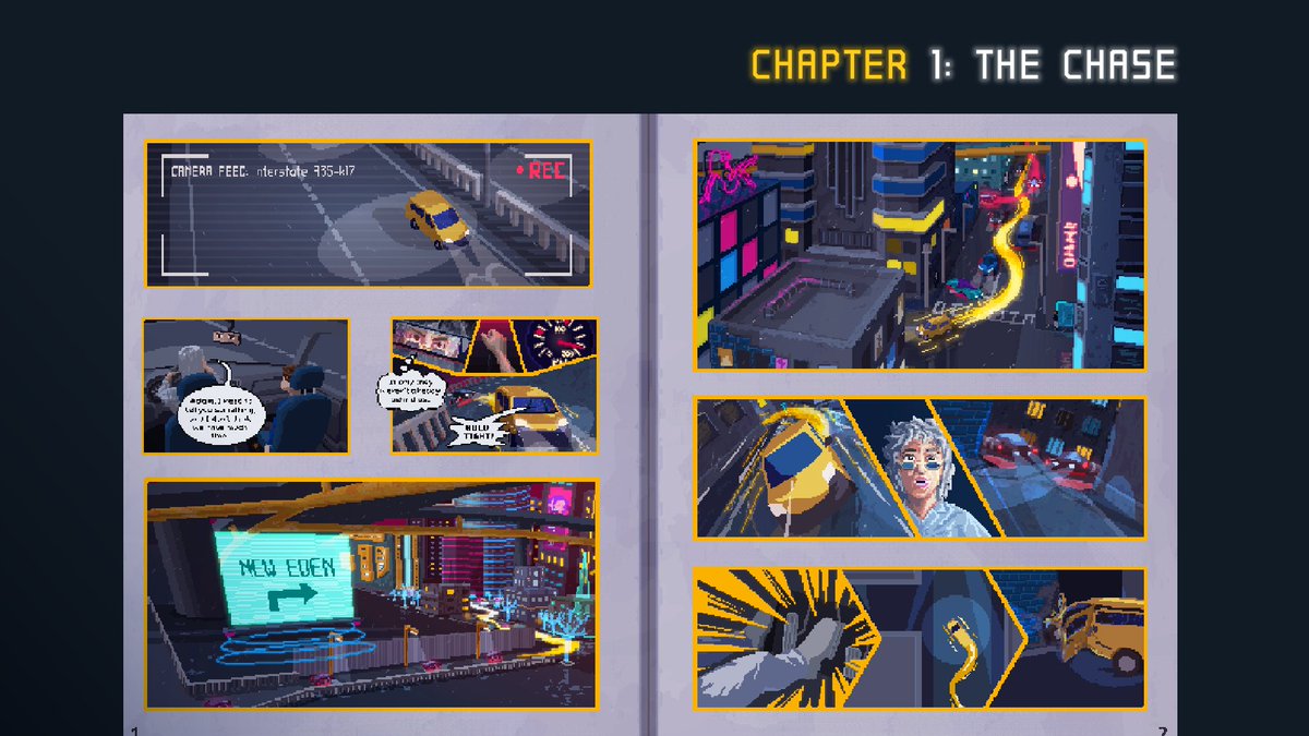 to_pixels's tweet photo. @IndieGamerBritt Working on a stealth adventure game with a boy and a robot, and comic book style storytelling ^^. The  quirk is that there's no combat, you can only succeed by tricking and avoiding enemies. 

https://t.co/bDQd0Z1wgu

#indiegame #indiedev #screemshotsaturday #pixelart https://t.co/LEuNGjcQDh