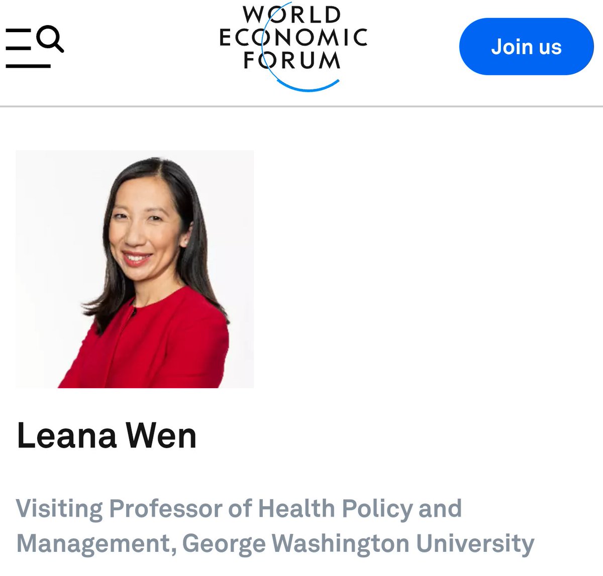 WEF speaking to you!