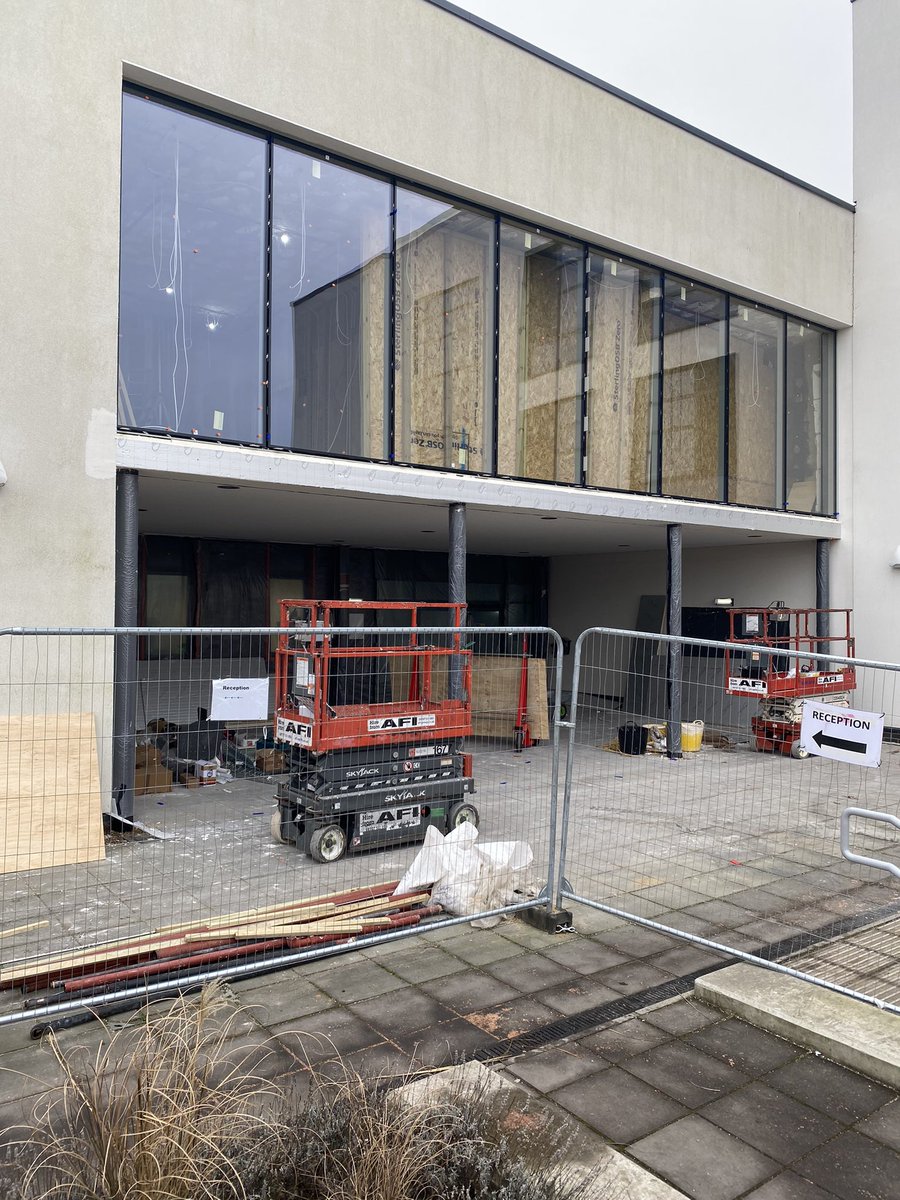Light at the end of the tunnel – the new chapel is close to completion. We're looking forward to how this space will be used.