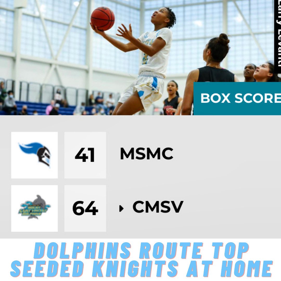 UMSVWBB's tweet photo. Dolphins Win! 🐬💪🏽 

5 game winning streak brings the Dolphins to the top 3 in the Conference!
#godphins #phinfam https://t.co/g1oJZsU7wD
