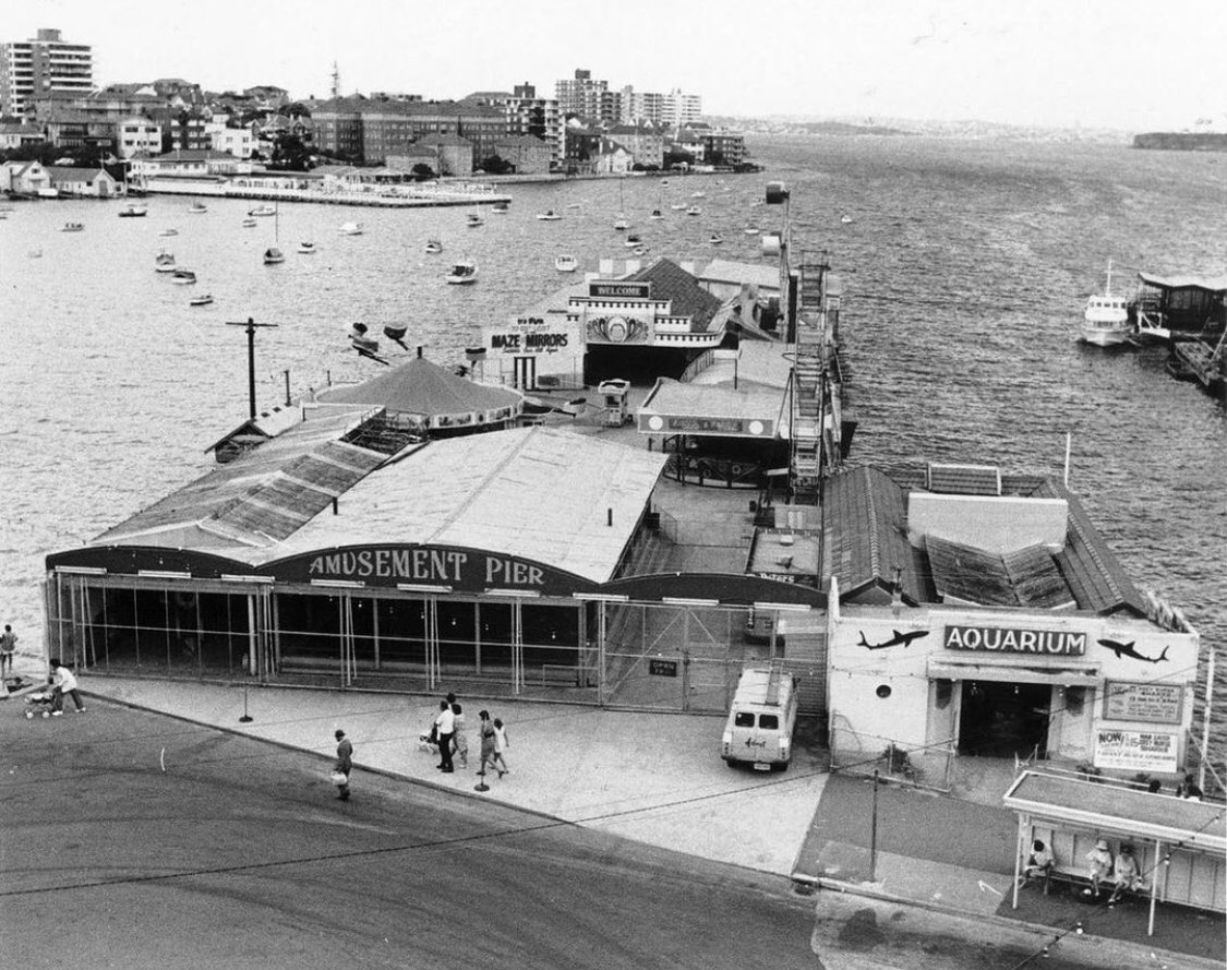 EmmaJamesandCo's tweet photo. The Manly Amusement Pier was located on Manly Wharf and operated from 1931, until its closure in 1989 🎞 https://t.co/TBf0fjOU6r