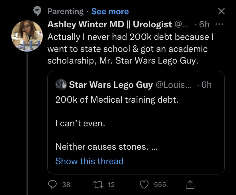 Christopher Tran (@ctran_md) on Twitter photo Twitter labelled this brilliant <a href="/AshleyGWinter/">Ashley Winter MD || Urologist</a> QT as “Parenting” and I must say topic detection is working well today Twitter labelled this brilliant <a href="/AshleyGWinter/">Ashley Winter MD || Urologist</a> QT as “Parenting” and I must say topic detection is working well today