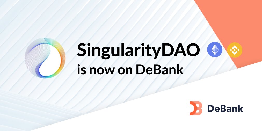 SingularityDAO's portfolio is now tracked on debank.com! (<a href="/ethereum/">Ethereum.org</a> &amp; <a href="/BinanceChain/">Binance Chain</a> versions)

Hat tip to all @SingularityDao voters! $SDAO
debank.com/vote/9138