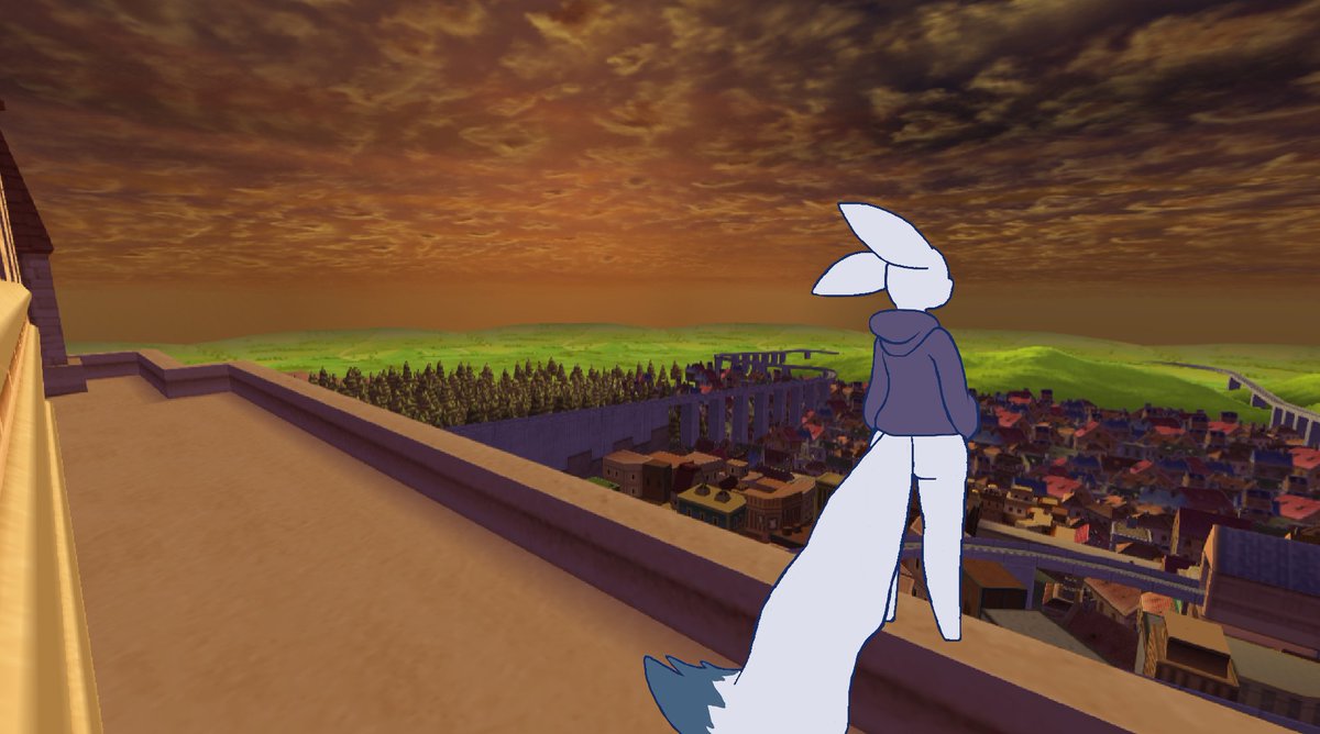 ArtsMerciless's tweet photo. Feels nice to see this sky again... https://t.co/unSGquHB3k