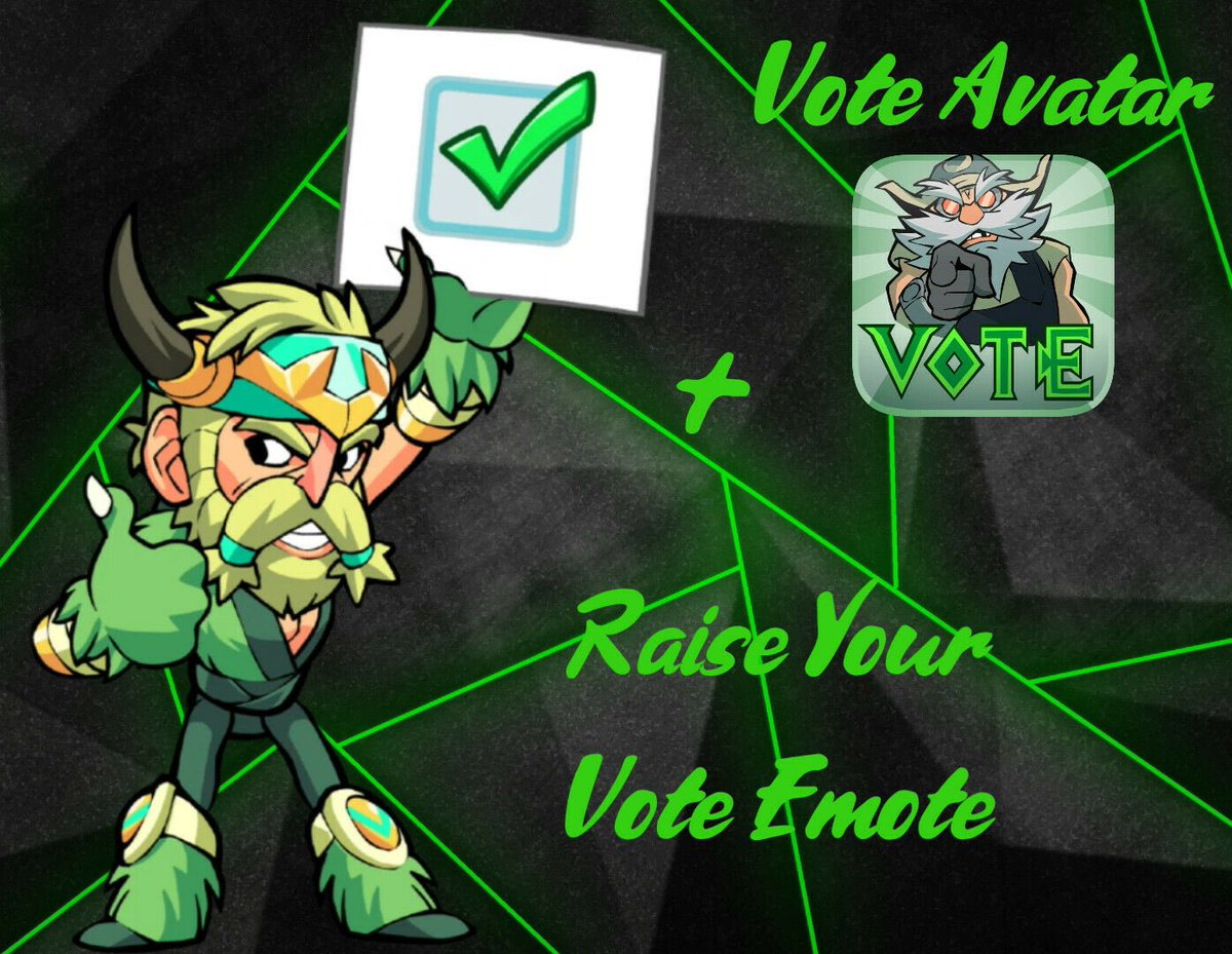 TheHoodSpot's tweet image. ✅ Raise your vote emote &amp;amp; Vote Avatar Giveaway ✅
                                      
(1 Winner) 

To Enter:
➡️ Simply follow (@TheHoodSpot)
➡️ Retweet!
➡️ Tag someone

 ✅ WINNER DRAWN ON 29 JAN 2022 ✅

#Brawlhalla #Brawlhallagiveaway
PC: @Markstonbrown23