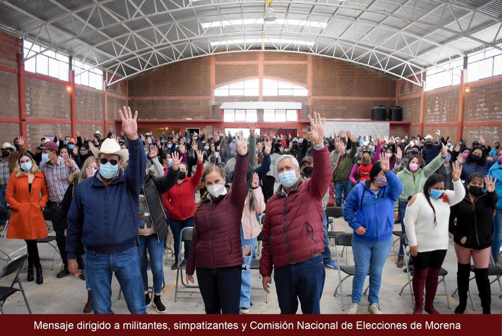 MarinaVitela_'s tweet image. Sigo recorriendo nuestro estado, y veo que somos más los que queremos un mejor mañana; y aquí, en el Ejido Revolución del municipio de Hidalgo, también se defenderá la #CuartaTransformación para que pronto sea una realidad en Durango. 

SoyMarina y #SoyDeMorena