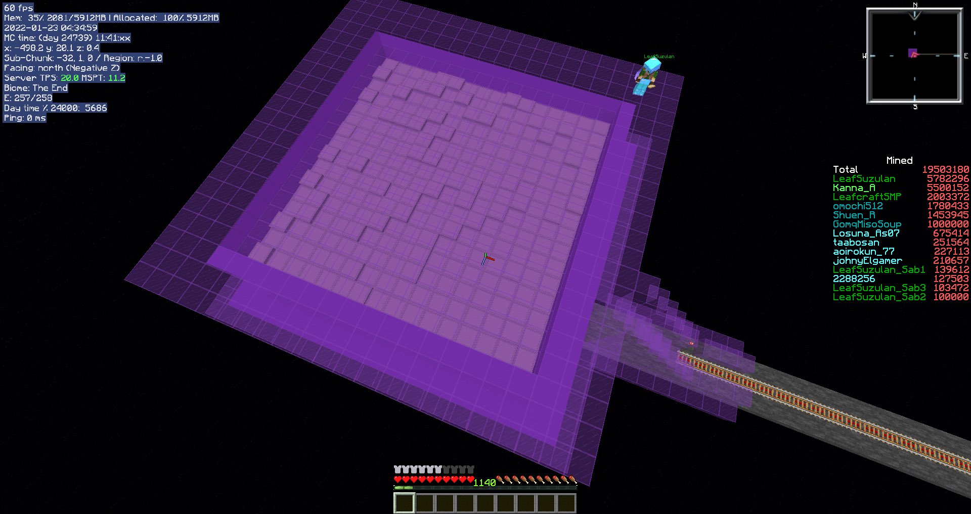 Leaf Suzulan マイクラ技術勢 オーバーワールドのスポーン制御に使っていたシュルカー が用済みになったのでエンドに移動させてエンドのスポーン制御用にする Leafcraft Minecraft マインクラフト T Co 9fxvgl1n5j Twitter
