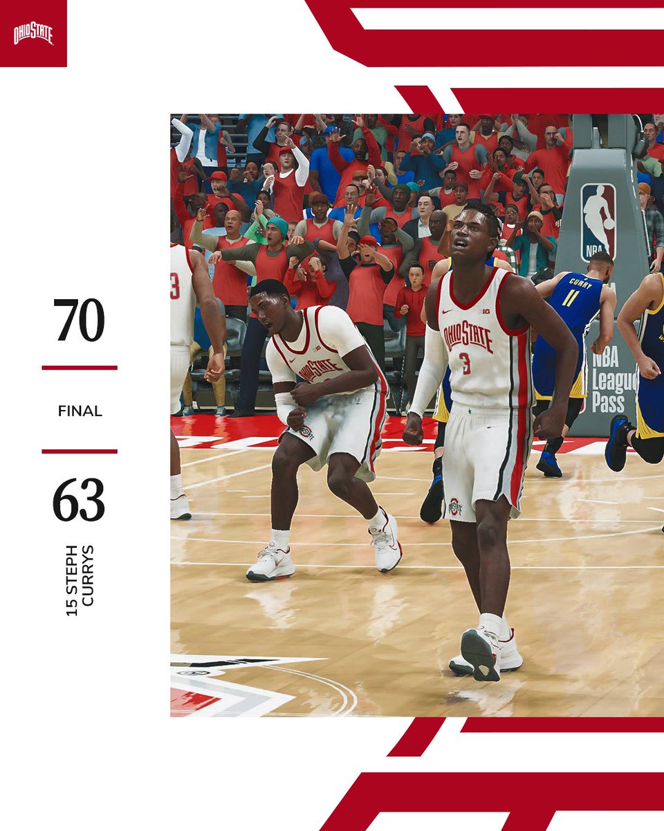 OhioStateHoops's tweet photo. It's over!! They've done it!!

The Ohio State Buckeyes take down a team of 15 Steph Curry's in front of a sold out Value City Arena. Let's party Columbus!! https://t.co/t2gt8zhU5r