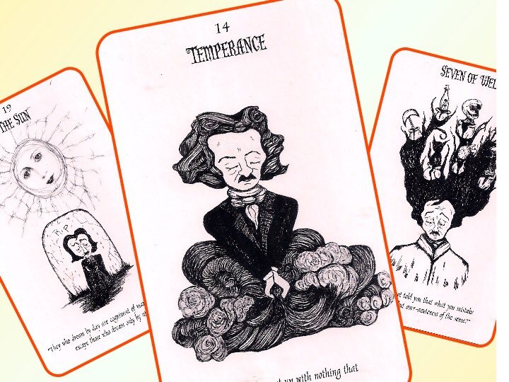 tarotwise's tweet image. 1-22 Anna’s review of #ThePoeTarot just went live on Facebook and Instagram. #TrishaLeighShufelt #REDFeather #Schiffer
I discovered Edgar Allan Poe when I was thirteen. I became an instant fan and have remained so to this day. Even so, it would never have occurred to me to link…