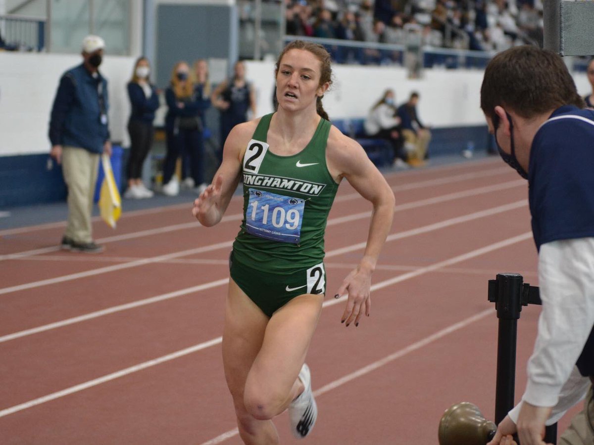 BinghamtonXCTF's tweet photo. Courtesy of David Beyerle, here our some race photos from Dan Schaffer and Emily Mackay’s big meet at Penn State! #BingPride #AETF https://t.co/NJNIJhMFNh