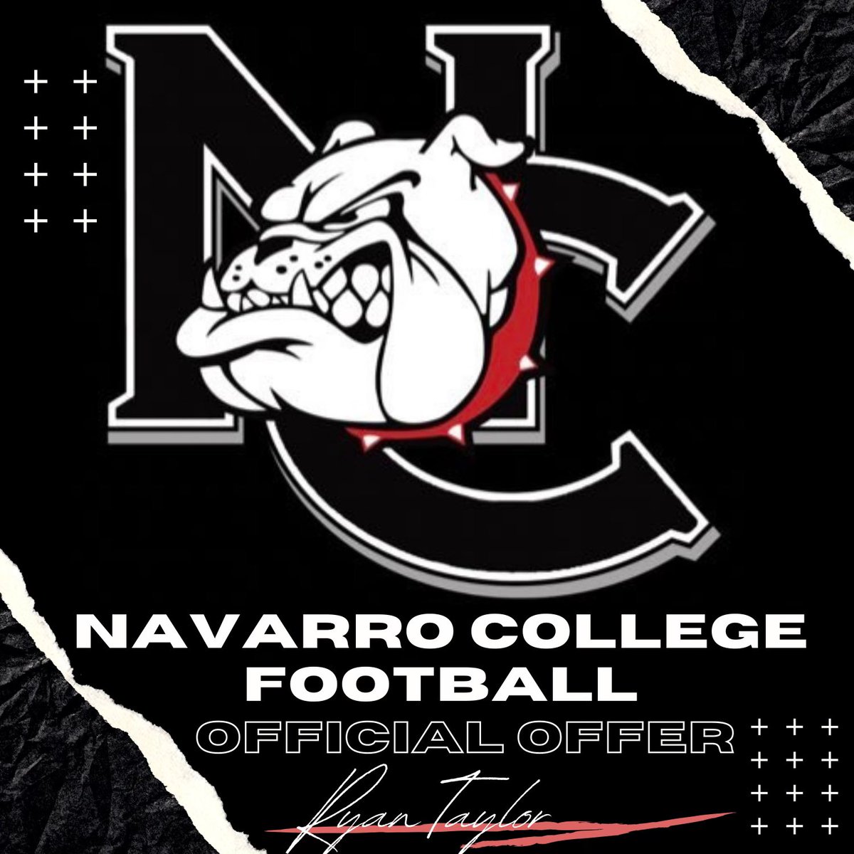 #AGTG  After a great conversation with <a href="/coachryantaylor/">Ryan Taylor</a> I’m blessed to receive a offer from Navarro college 🔴⚪️                                                                                           <a href="/JerryPrieto8/">Coach P</a> <a href="/jpoth744/">Coach Jarry Poth</a>